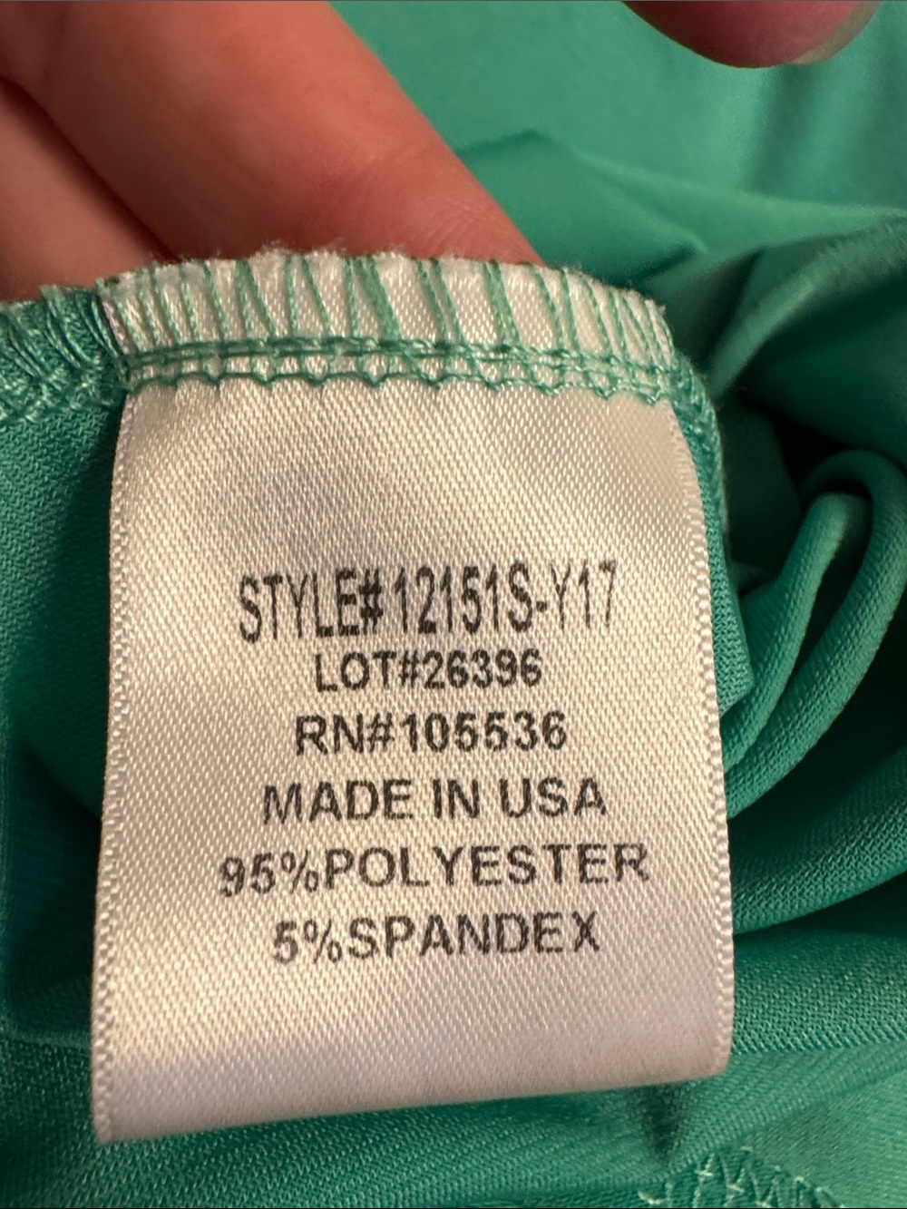 Slinky Brand Apple green Double-Strap V-Neck Long Sleeve Top - Picture 6 of 6